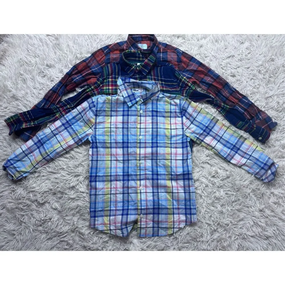 3 piece boys button shirt bundle size 10-12 by GAP kids, Epic Threads & Class Cl